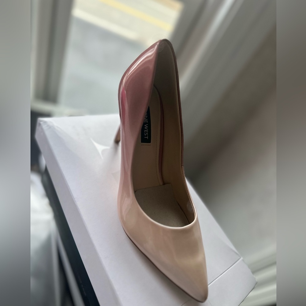 Nine West Two-Tone Rose Gold Pumps